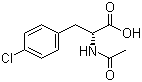 (R)-2-乙酰胺基-4-氯苯丙氨酸結構式_135270-40-5結構式