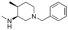 (3S,4s)-n,4-dimethyl-1-(phenylmethyl)-3-piperidinamine hydrochloride (1:2) Structure,1354486-07-9Structure