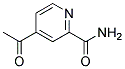 2-Pyridinecarboxamide, 4-acetyl-(9ci) Structure,135450-71-4Structure