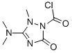 (9ci)-3-(二甲基氨基)-2,5-二氫-2-甲基-5-氧代-1H-1,2,4-噻唑-1-羰酰氯結(jié)構(gòu)式_135633-83-9結(jié)構(gòu)式