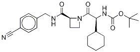 1-[(2R)-n’-boc-2-amino-2-cyclohexylacetyl]-n-(4’-cyanobenzyl)-2-l-azetidinecarboxamide-d11 Structure,1356352-32-3Structure