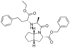 2-[N-[(r)-1-ethoxycarbonyl-3-phenylpropyl]-l-alanyl]-(1s,3s,5s)-2-azabicyclo[3.3.0]octane-3-carboxylic acid, benzyl ester Structure,1356382-68-7Structure