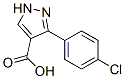 3-(4-Chlorophenyl)-1H-pyrazole-4-carboxylic acid Structure,135641-91-7Structure