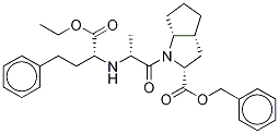 [2R,3aR,6aR]-1-[(2(R)-2-[[(1R)-1-乙氧基碳二甲基苯基)-3-苯基丙基]氨基]-1-氧代丙基]八氫環(huán)戊烯并[6]吡咯-2-羧酸,芐酯結(jié)構(gòu)式_1356847-95-4結(jié)構(gòu)式