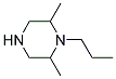 Piperazine, 2,6-dimethyl-1-propyl-(9ci) Structure,135778-76-6Structure