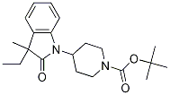 Tert-butyl4-(3-ethyl-3-methyl-2-oxoindolin-1-yl)piperidine-1-carboxylate Structure,1358667-45-4Structure