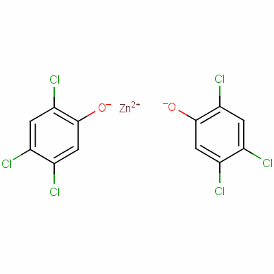 二(2,4,5-三氯酚)鋅結(jié)構(gòu)式_136-24-3結(jié)構(gòu)式