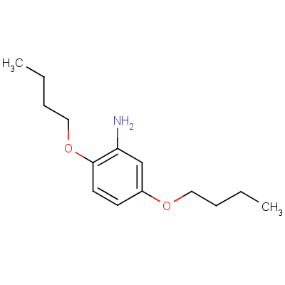 2,5-Dibutoxyaniline Structure,136-76-5Structure