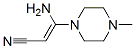 3-Amino-3-(4-methylpiperazino)acrylonitrile Structure,136062-62-9Structure