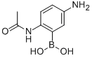 2-Acetamido-5-aminophenylboronic acid Structure,136237-84-8Structure