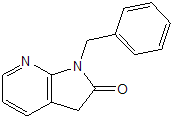 2H-pyrrolo[2,3-b]pyridin-2-one,1,3-dihydro-1-(phenylmethyl)- Structure,136257-31-3Structure