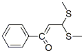 3,3-Bis-methylsulfanyl-1-phenyl-propenone Structure,13636-88-9Structure