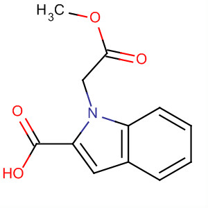 1-(2-Methoxy-2-oxoethyl)-1h-indole-2-carboxylic acid Structure,136382-26-8Structure