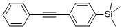 Trimethyl[4-(phenylethynyl)phenyl]silane Structure,136459-72-8Structure