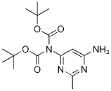 2-Methyl-6-[bis(tert-butoxycarbonyl)amino]-4-aminopyrimidine Structure,1364663-30-8Structure