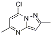 7-Chloro-2,5-dimethylpyrazolo[1,5-a]pyrimidine Structure,136549-13-8Structure