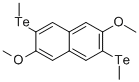 2,6-Dimethoxy-3,7-bis(methyltelluro)-naphthalene Structure,136559-38-1Structure