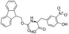 Fmoc-Tyr(3-NO2)-OH結(jié)構(gòu)式_136590-09-5結(jié)構(gòu)式