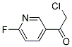 Ethanone, 2-chloro-1-(6-fluoro-3-pyridinyl)-(9ci) Structure,136592-25-1Structure