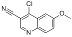 4-Chloro-6-methoxy-quinoline-3-carbonitrile Structure,13669-62-0Structure