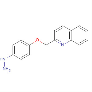 2-[(4-Hydrazinylphenoxy)methyl]quinoline Structure,136694-19-4Structure