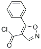 4-Isoxazolecarbonyl chloride, 5-phenyl-(9ci) Structure,136995-29-4Structure