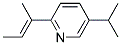 Pyridine, 5-(1-methylethyl)-2-(1-methyl-1-propenyl)-(9ci)Structure,137013-13-9Structure Pyridine, 5-(1-methylethyl)-2-(1-methyl-1-propenyl)-(9ci) Structure,137013-13-9Structure