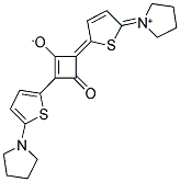 1,3-Dihydroxy-2,4-bis[5-(1-pyrrolidinyl)-2-thienyl]-cyclobutenediylium bis(inner salt) Structure,137020-21-4Structure