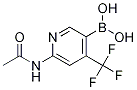 6-Acetamido-4-(trifluoromethyl)pyridin-3-ylboronic acid Structure,1370351-47-5Structure