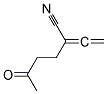 Hexanenitrile, 2-ethenylidene-5-oxo-(9ci) Structure,137039-72-6Structure