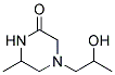 Piperazinone, 4-(2-hydroxypropyl)-6-methyl-(9ci) Structure,137066-48-9Structure