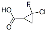 2-Chloro-2-fluorocyclopropanecarboxylic acid Structure,137081-42-6Structure