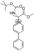 n-叔丁氧基羰基-3-(4-聯(lián)苯)-2-氨基丙酸-(S)-甲酯結(jié)構(gòu)式_137255-86-8結(jié)構(gòu)式