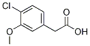 2-(4-Chloro-3-methoxyphenyl)aceticacid Structure,13726-19-7Structure