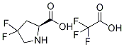 (S)-4,4-二氟吡咯烷-2-羧酸 2,2,2-三氟乙酸結(jié)構(gòu)式_1373255-09-4結(jié)構(gòu)式