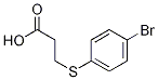 3-((4-Bromophenyl)thio)propanoic acid Structure,13735-04-1Structure