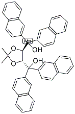 (-)-2,3-O-isopropylidene-1,1,4,4-tetra(2-naphthyl)-l-threitol Structure,137365-09-4Structure