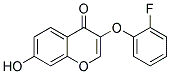 3-(2-Fluorophenoxy)-7-hydroxy-4H-1-benzopyran-4-one Structure,137374-74-4Structure