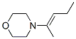 Morpholine, 4-(1-methyl-1-butenyl)-(7ci,8ci,9ci) Structure,13750-55-5Structure