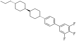 Trans,trans-4-(4-propyl-bicyclohexyl-4-yl)-3,4,5-trifluorobiphenyl Structure,137529-41-0Structure