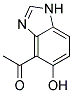 Ethanone, 1-(5-hydroxy-1h-benzimidazol-4-yl)-(9ci) Structure,137538-55-7Structure