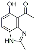 Ethanone, 1-(5-hydroxy-2-methyl-1h-benzimidazol-4-yl)-(9ci) Structure,137538-57-9Structure