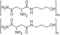 2-Amino-N1-(3-hydroxypropyl)butanediamide 2-amino-N4-(3-hydroxypropyl)butanediamide polymer Structure,137629-32-4Structure