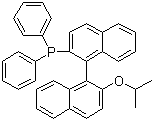 (S)-(+)-1,1’-聯(lián)萘-2’-異丙氧基-2-二苯膦結(jié)構(gòu)式_137769-30-3結(jié)構(gòu)式