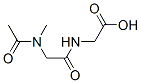 Glycine, n-(n-acetyl-n-methylglycyl)-(9ci) Structure,137856-25-8Structure