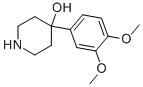 4-(3,4-Dimethoxyphenyl)-4-piperidinol Structure,137885-47-3Structure