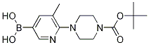 6-(4-(Tert-butoxycarbonyl)piperazin-1-yl)-5-methylpyridin-3-ylboronic acid Structure,1379476-75-1Structure