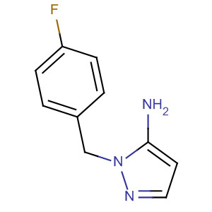 2-(4-Fluorobenzyl)-2h-pyrazol-3-ylamine Structure,137968-28-6Structure