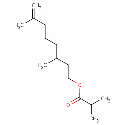 Citronellyl isobutyrate Structure,138-23-8Structure