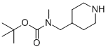 tert-butyl methyl(4-piperidinylmethyl)carbamate Structure,138022-04-5Structure